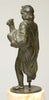 Hellenistic Bronze Standing Nude Youth Holding a Bird - Art for Eternity