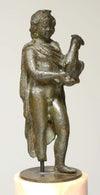 Hellenistic Bronze Standing Nude Youth or Eros