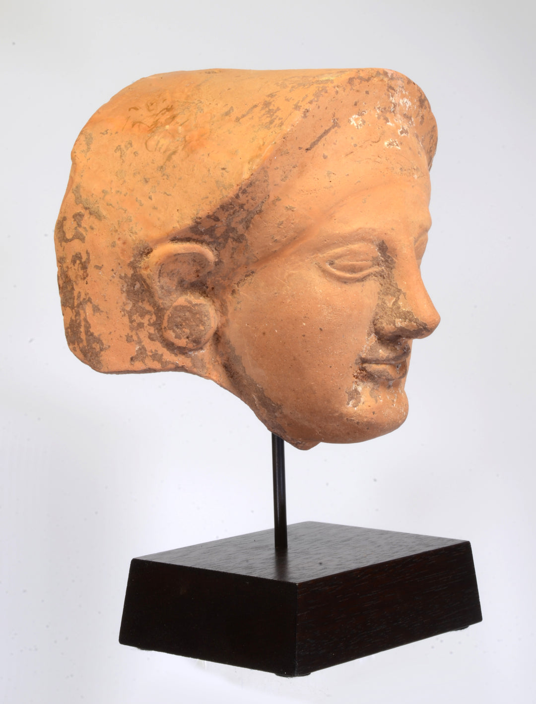 Greek Terracotta Protome Head of a Goddess