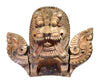 Indian Wood Winged Kirtimukha Architectural Element - Art for Eternity