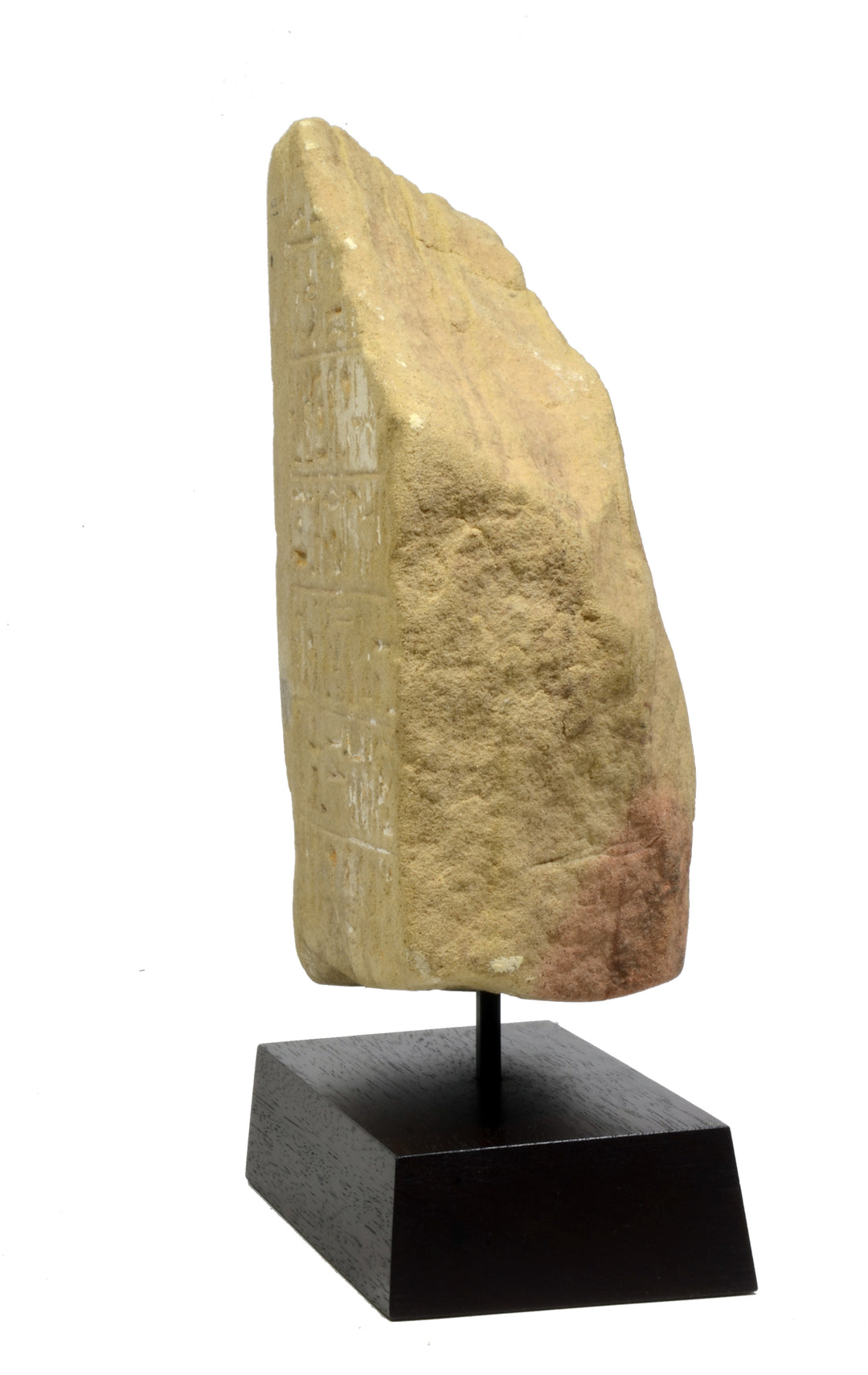 Egyptian Hieroglyphic Inscribed Stone Section of an Offering Stela