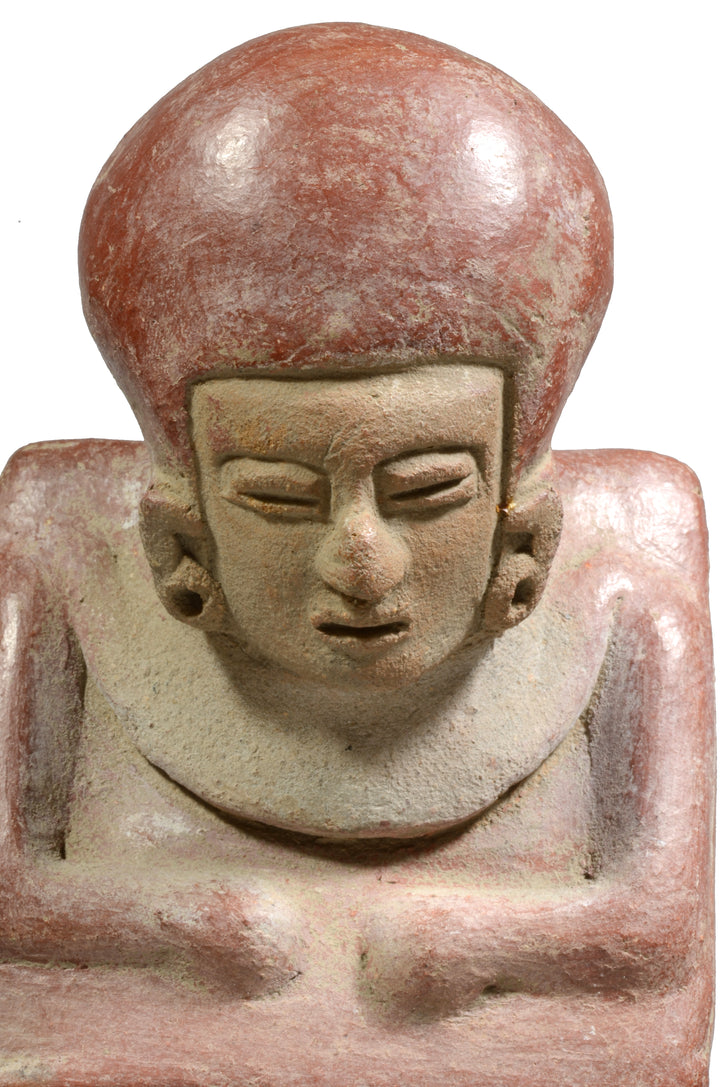 Chorrera Pottery Warrior Effigy Vessel