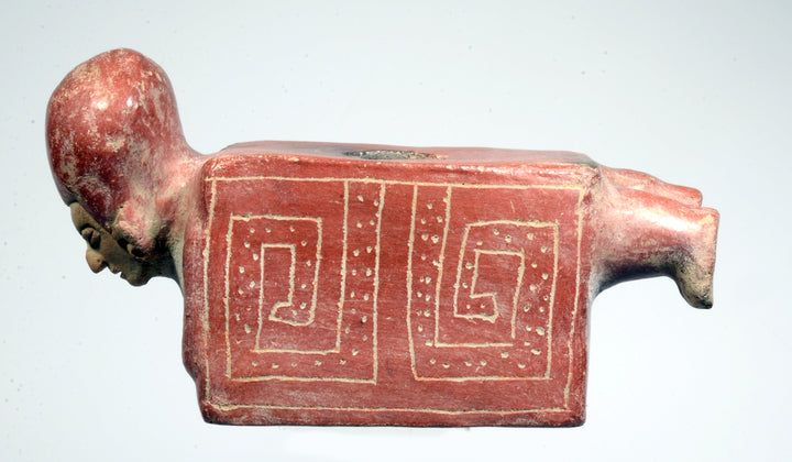 Chorrera Pottery Warrior Effigy Vessel