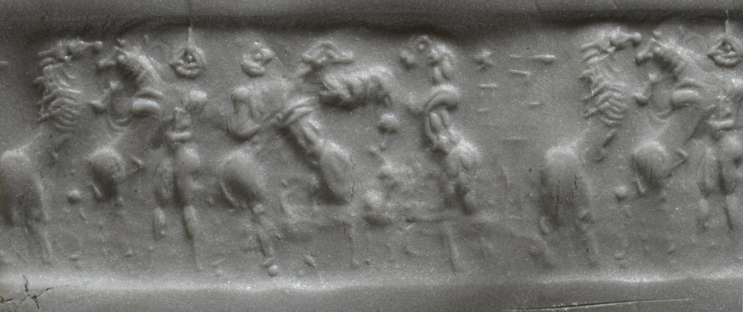 Old Babylonian Shell Cylinder Seal