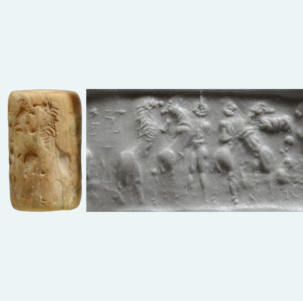 Old Babylonian Shell Cylinder Seal - Art for Eternity