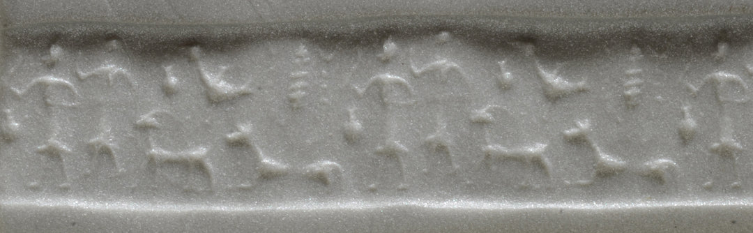 Mitanian Black Stone Cylinder Seal