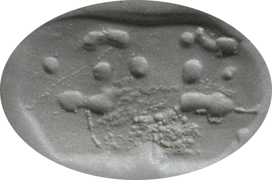 Jemdet Nasr Marble Addorsed Mouflons Stamp Seal