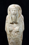 Egyptian faience ushabti for the Overseer of the Antechamber 'Hor-Ir-Aa'