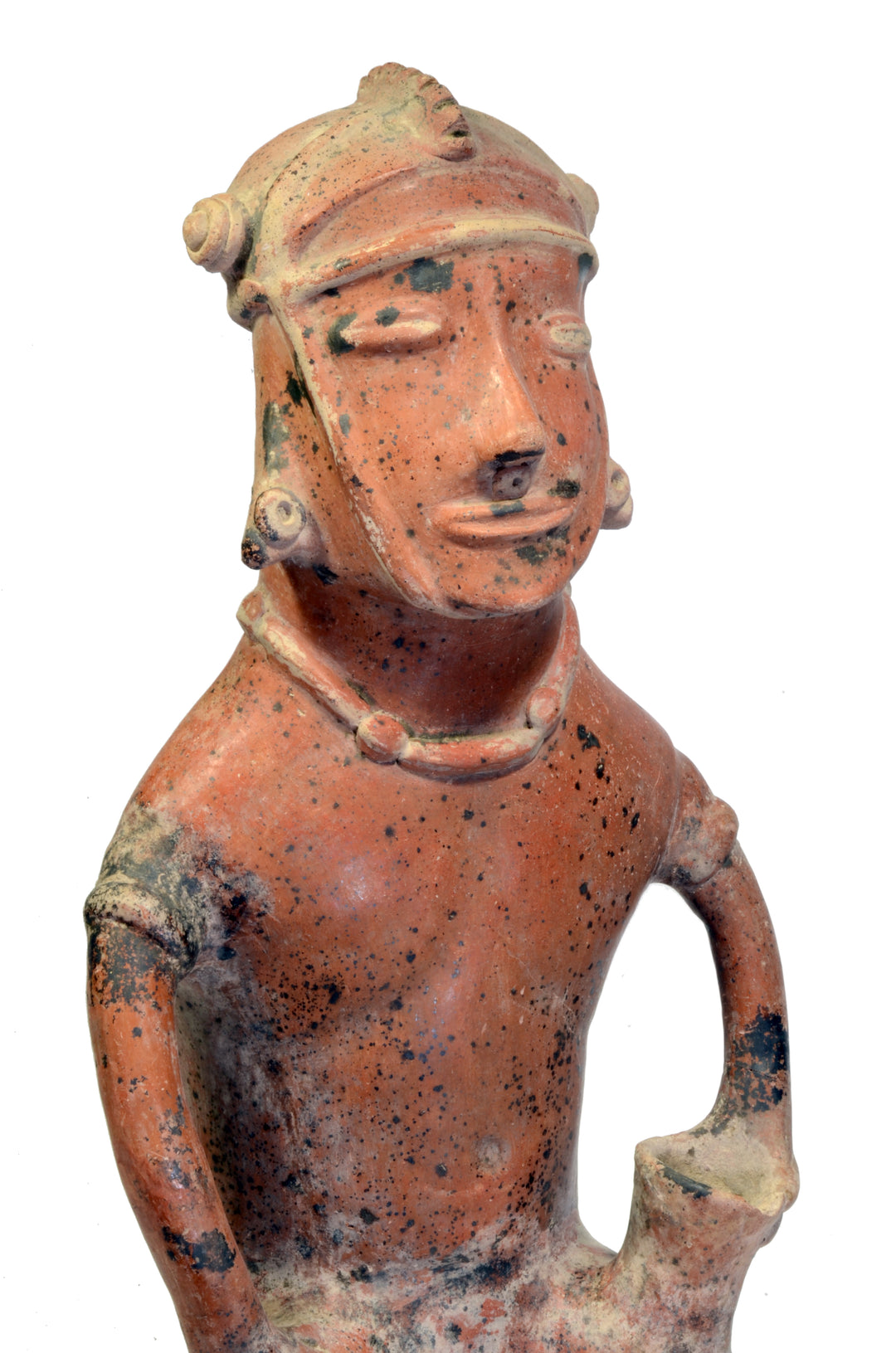 Large Colima Pihuamo Seated Bench Figure