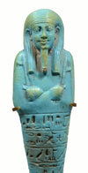 Egyptian Bright Blue Glazed faience Ushabtis for Psamtek