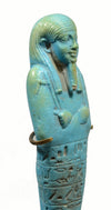 Egyptian Bright Blue Glazed faience Ushabtis for Psamtek