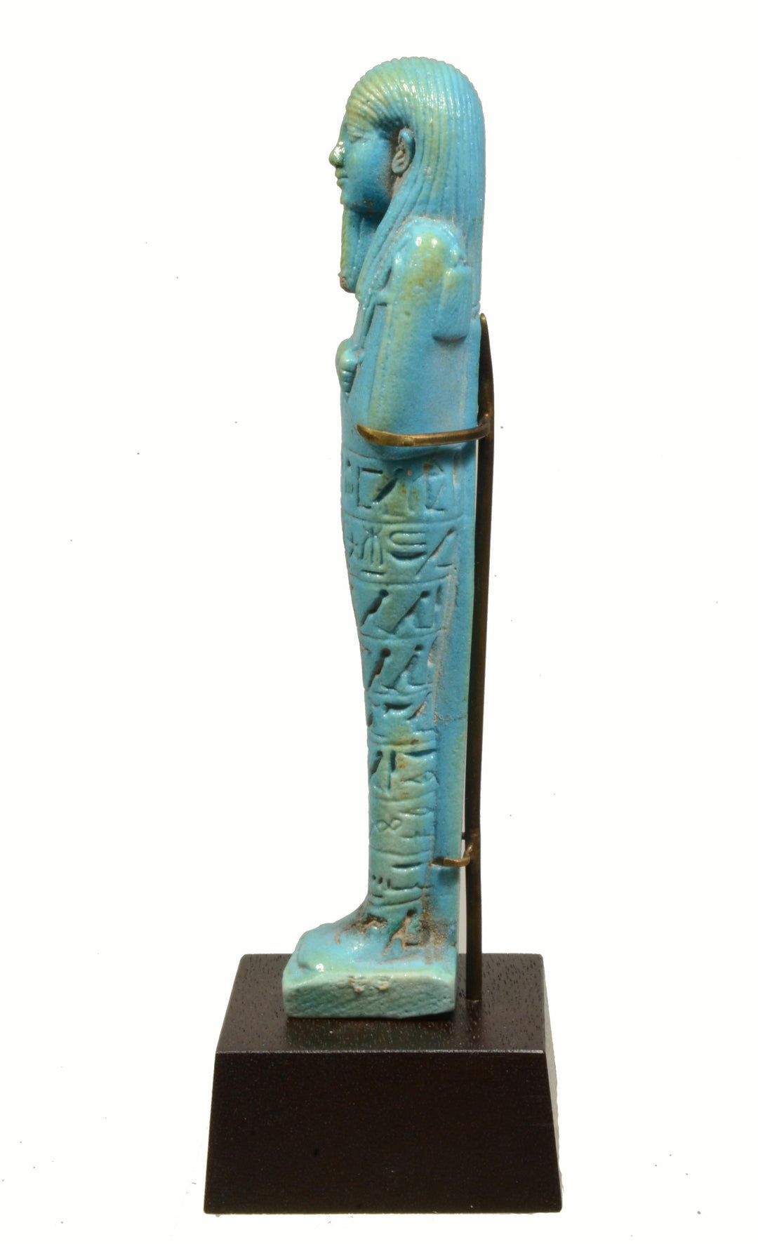 Egyptian Bright Blue Glazed faience Ushabtis for Psamtek