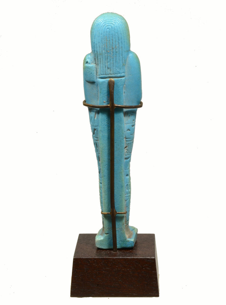 Egyptian Bright Blue Glazed faience Ushabtis for Psamtek
