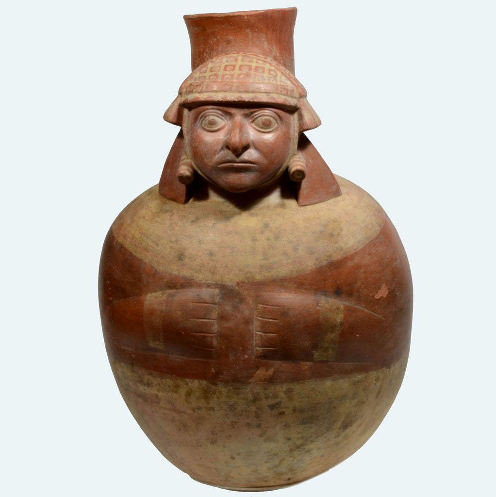 Large Moche Molded Figural Pottery Vessel - Art for Eternity