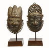 Pair Benin Bronze Hip Masks - Art for Eternity