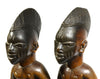 Yoruba Wood Carved Pair Ibeji Twins - Art for Eternity