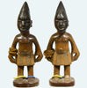 Yoruba Wood Carved Pair Ibeji Twins - Art for Eternity