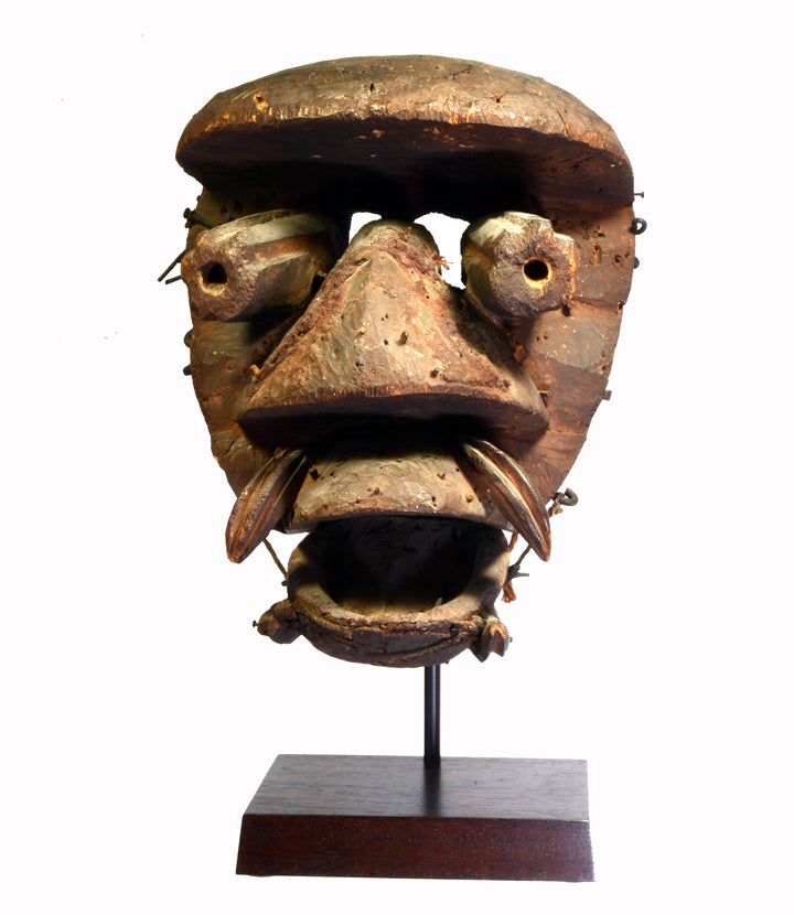 African Dan Wood We Guere Mask