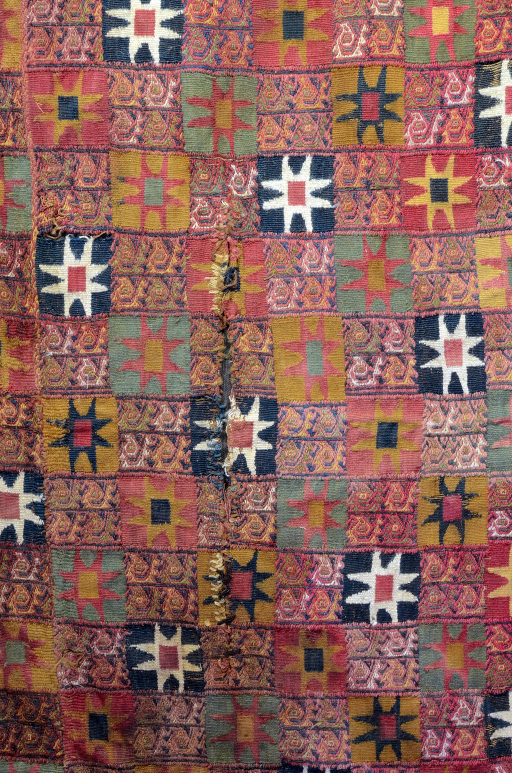 Inca Checkerboard Textile Panel with Tocapus – Art for Eternity