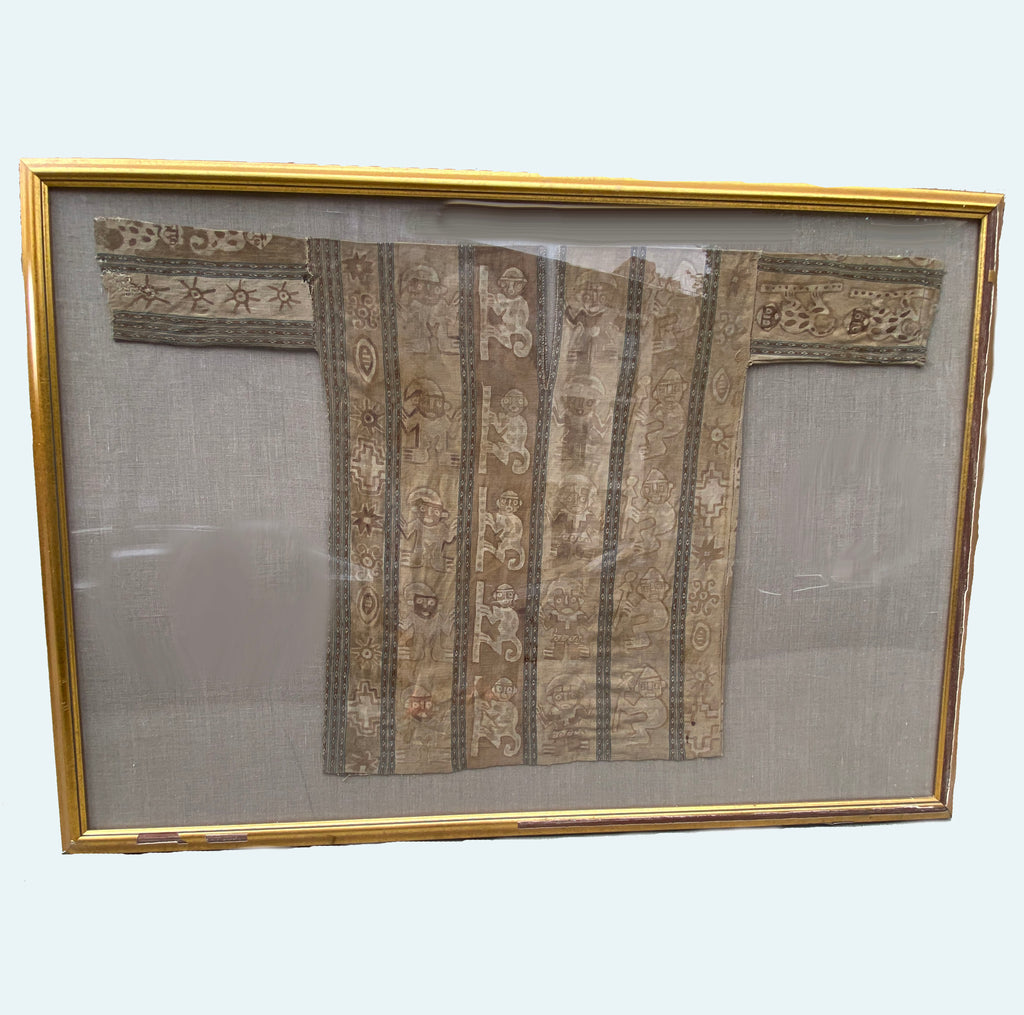 Rare Chancay Textile Sleeved Tunic