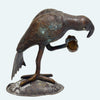 Fon Bronze Figure of a Parrot