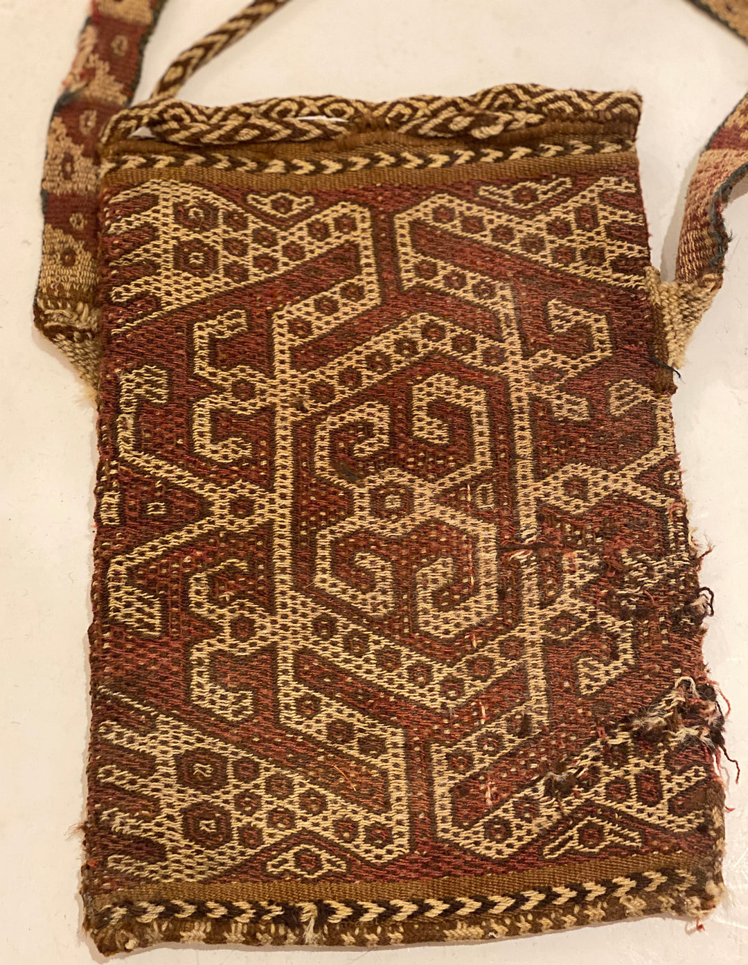 Chimu Inca Woven Textile Shoulder Bag
