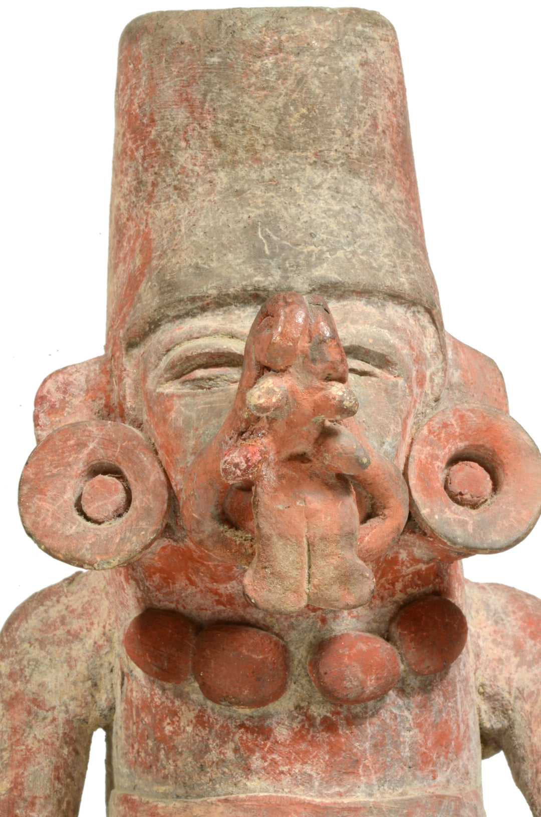 Zapotec Seated Deity Figural Urn