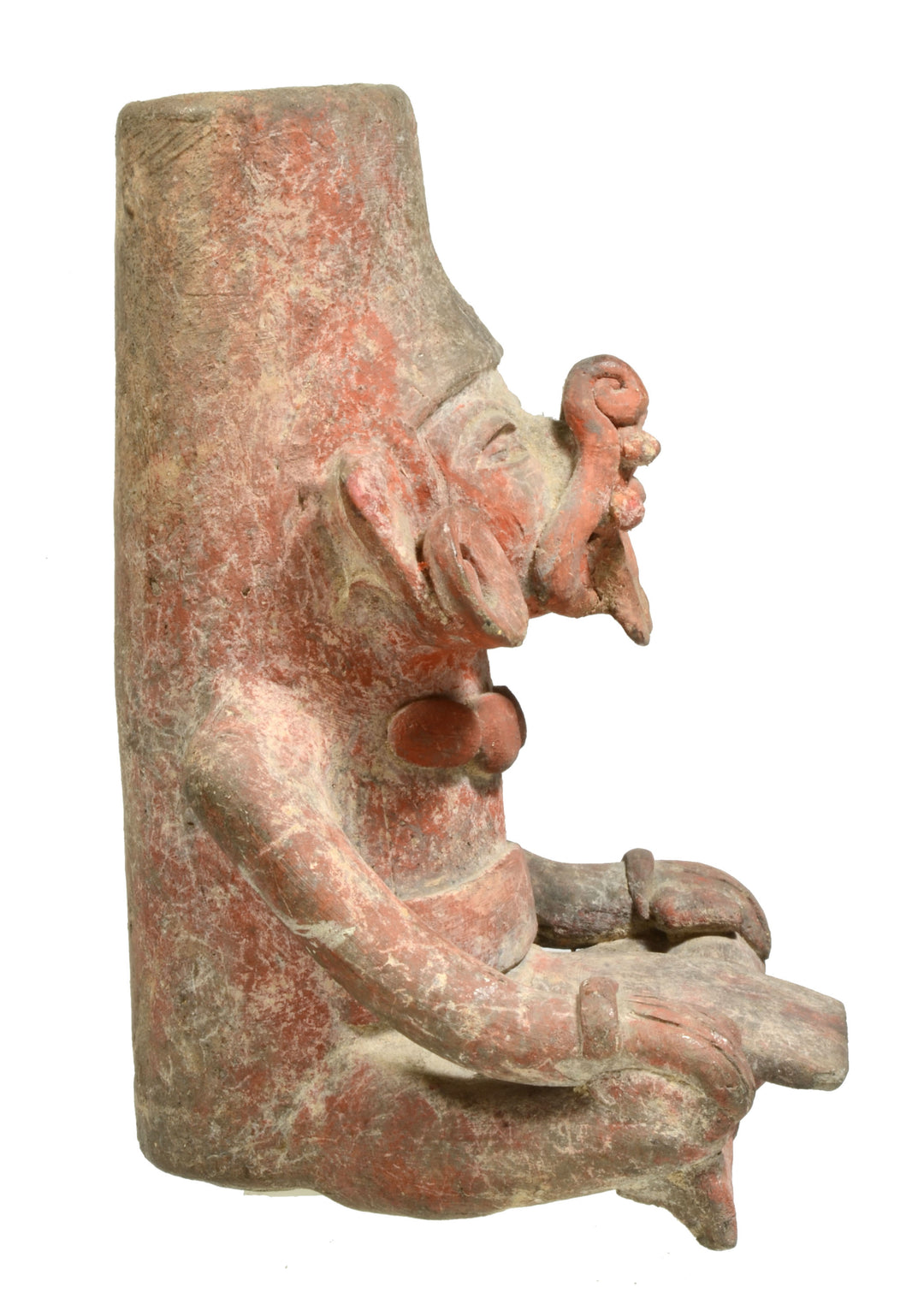 Zapotec Seated Deity Figural Urn