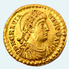 Roman Gold Solidus of Emperor Gratian