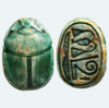 Egyptian Green Gaze Steatite Scarab