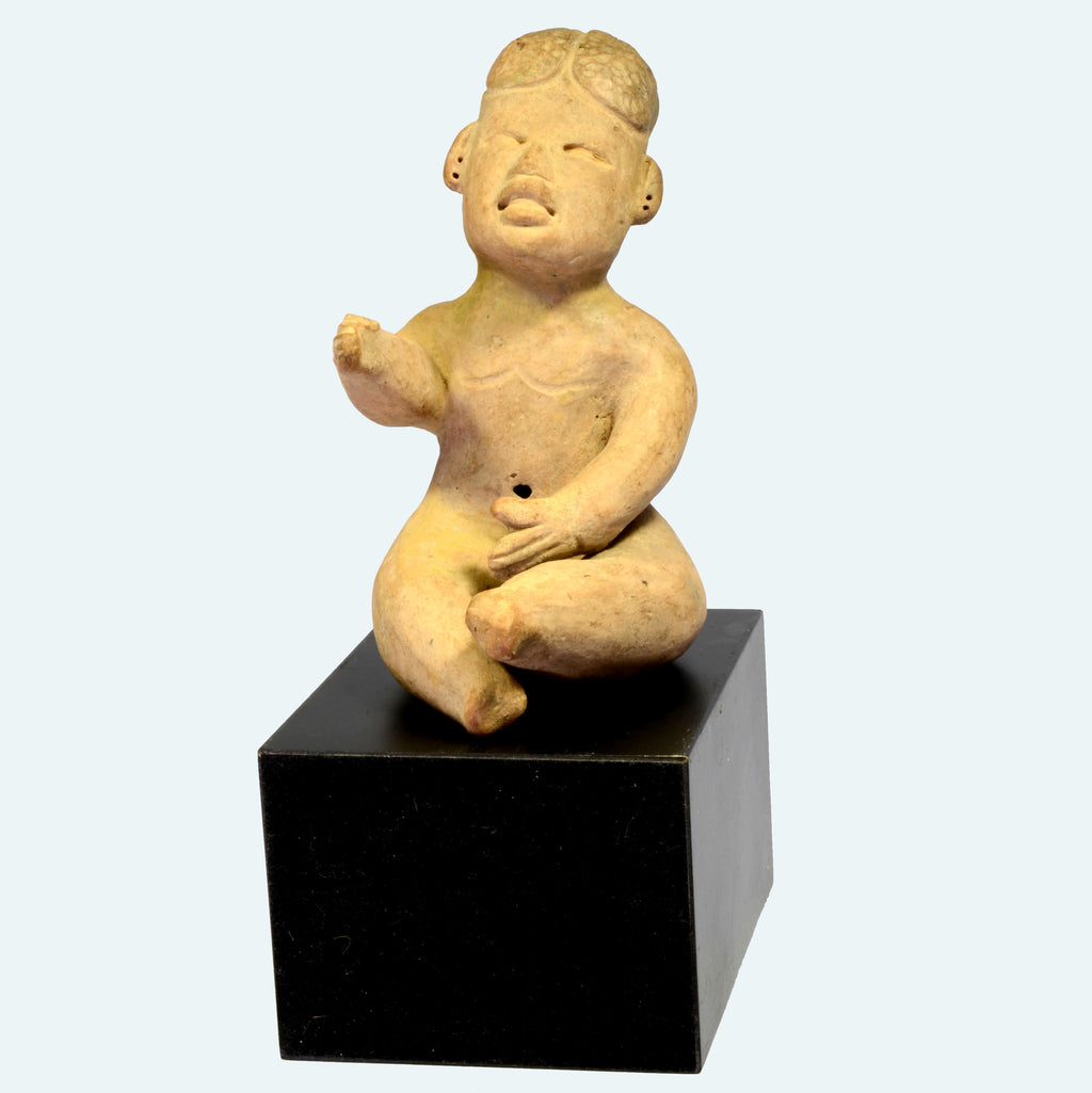 Olmec Pottery Seated Baby