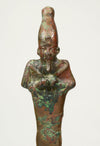 Egyptian Bronze Standing Osiris