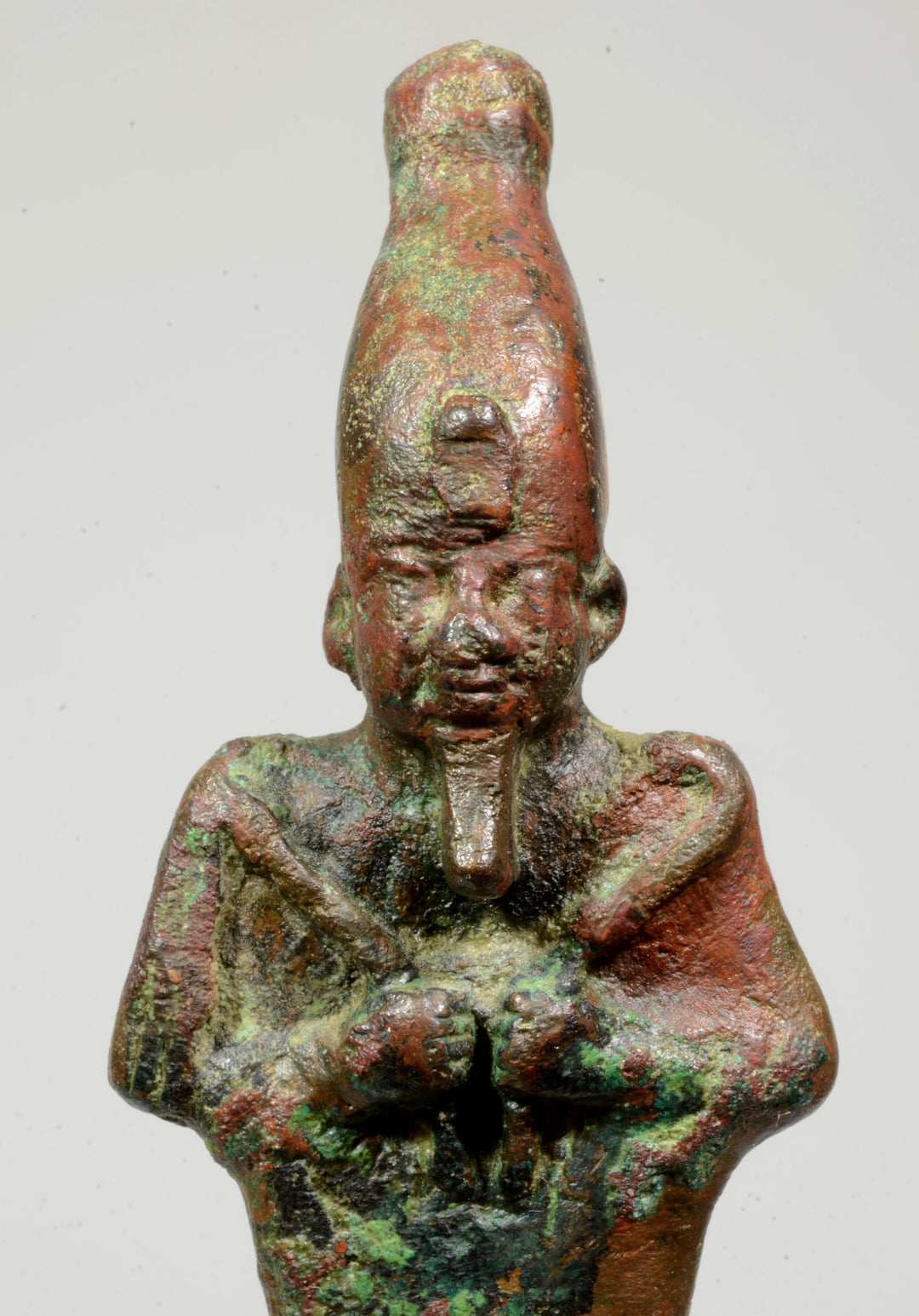 Egyptian Bronze Standing Osiris