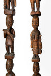 Fine Pair Yoruba House Posts Attributed to Obembe of Efon-Alaye