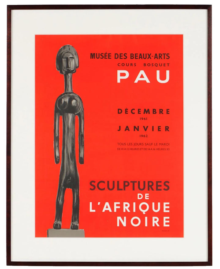 Sculptures de L 'Afrique Noire'  Lithograph