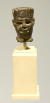 Egyptian Brown Stone Head of Amun