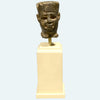 Egyptian Brown Stone Head of Amun - Art for Eternity