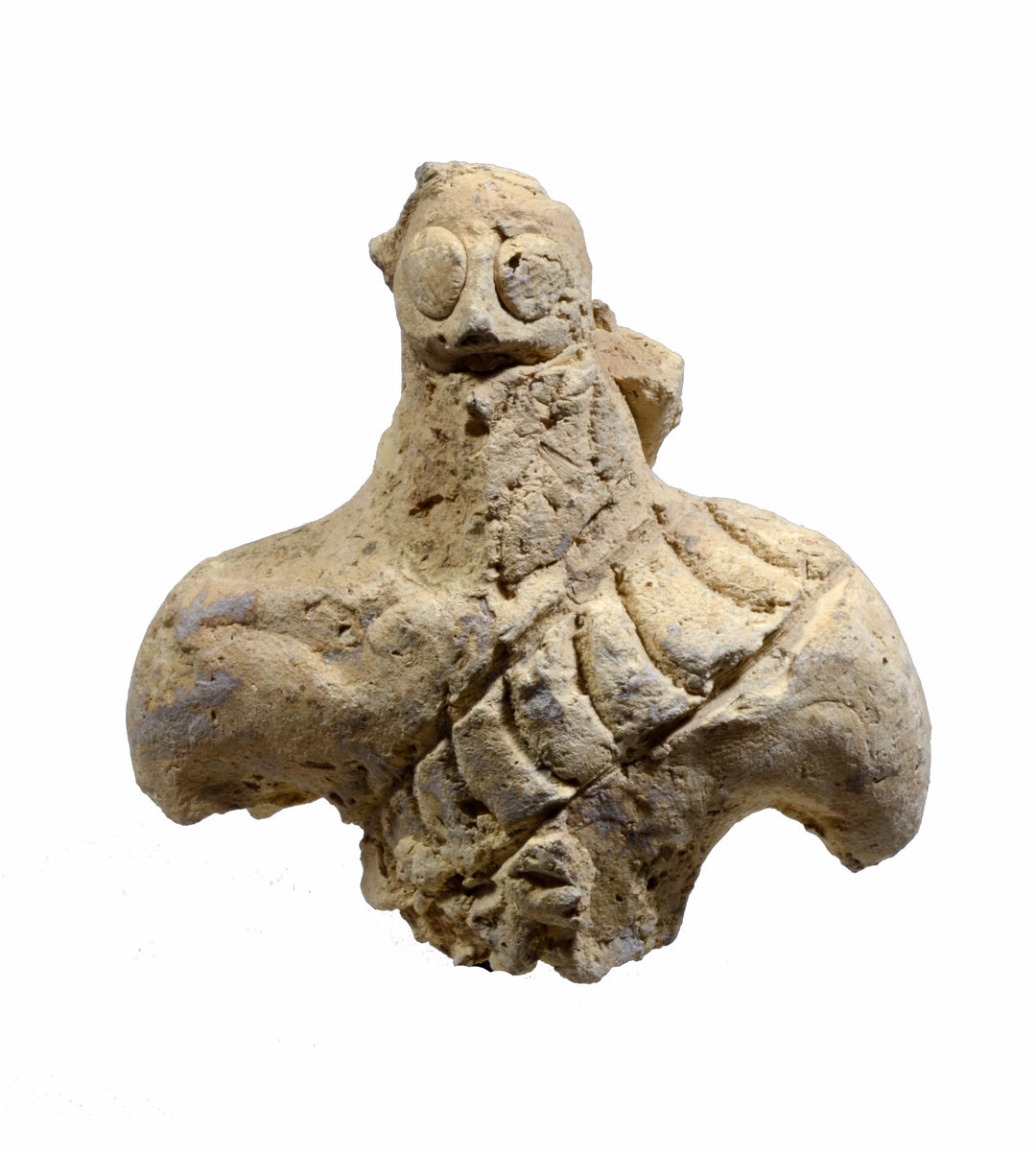 Akkadian Terracotta Bust of a Warrior