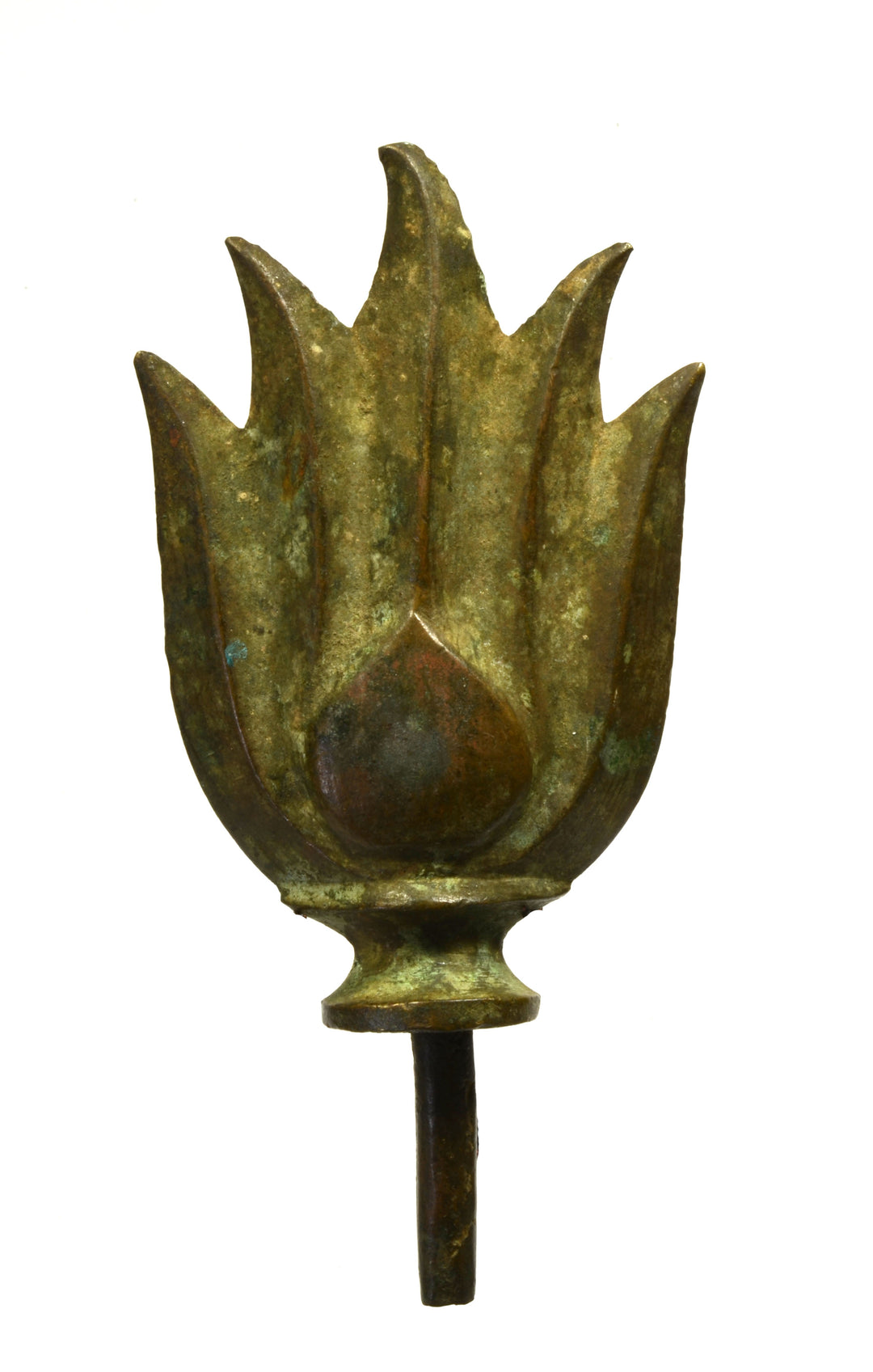 SEA Bronze Flame Finial Symbol of Enlightenment