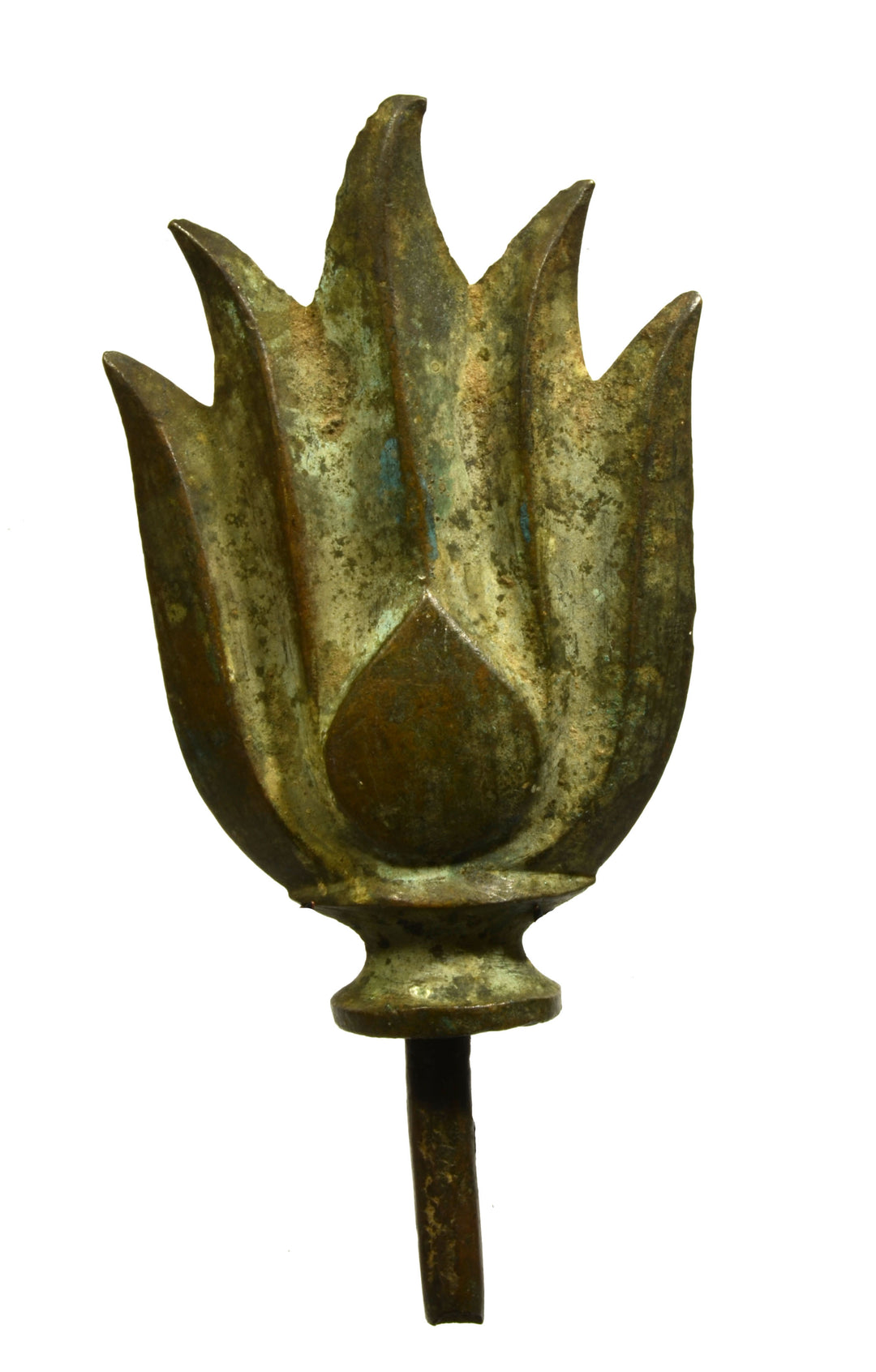 SEA Bronze Flame Finial Symbol of Enlightenment