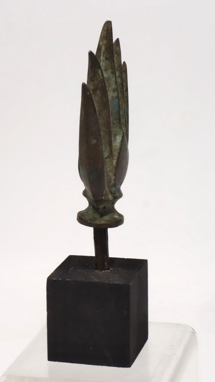 SEA Bronze Flame Finial Symbol of Enlightenment