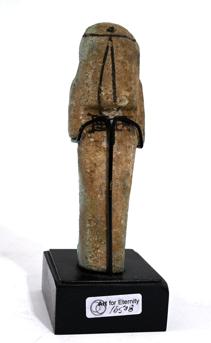Ancient Egyptian Faience Inscribed Ushabti for Padikhonsu