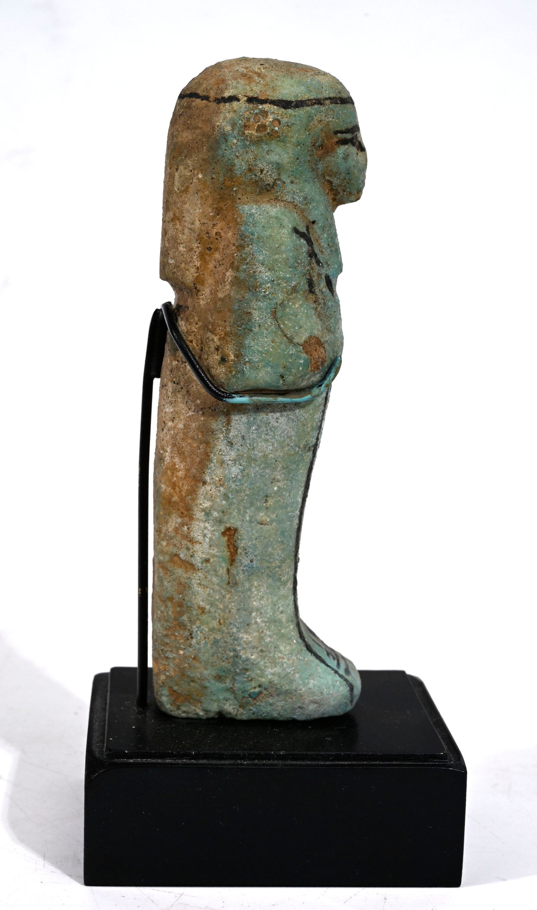 Ancient Egyptian Faience Inscribed Ushabti for Padikhonsu