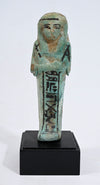 Ancient Egyptian Faience Inscribed Ushabti for Padikhonsu