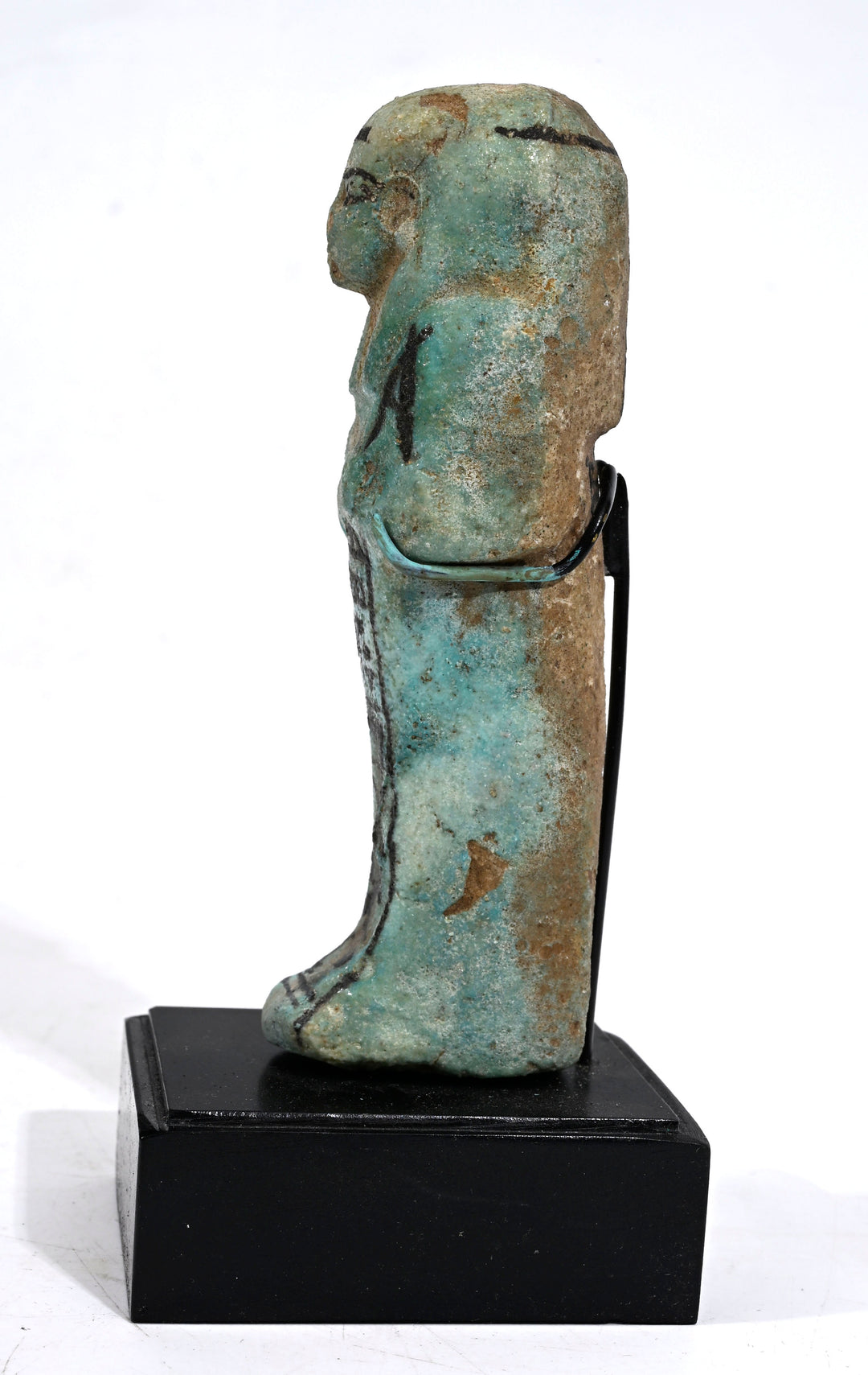 Ancient Egyptian Faience Inscribed Ushabti for Padikhonsu