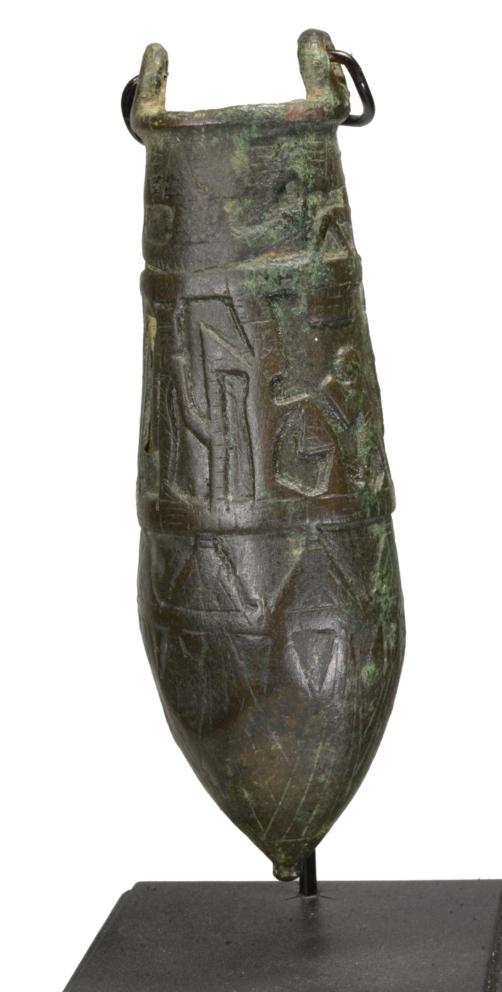 Ancient Egyptian Engraved Bronze Situla