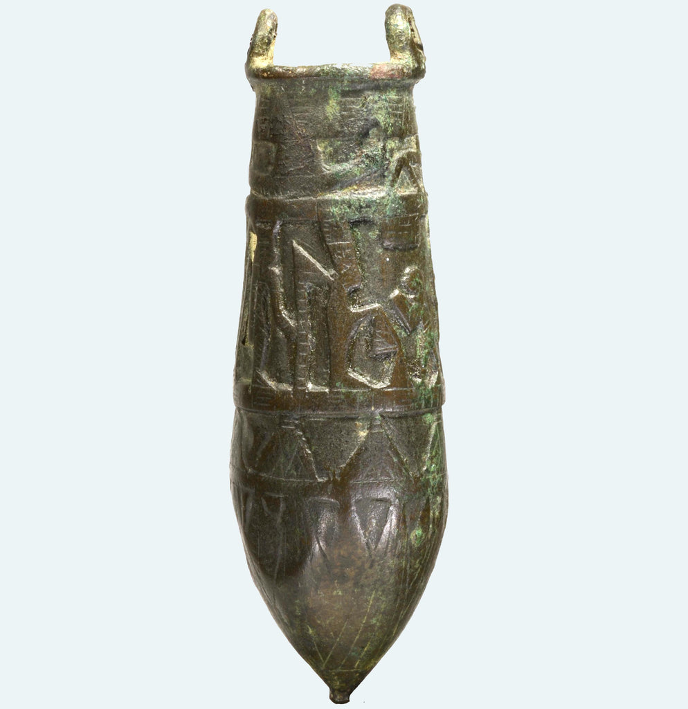 Ancient Egyptian Engraved Bronze Situla - Art for Eternity