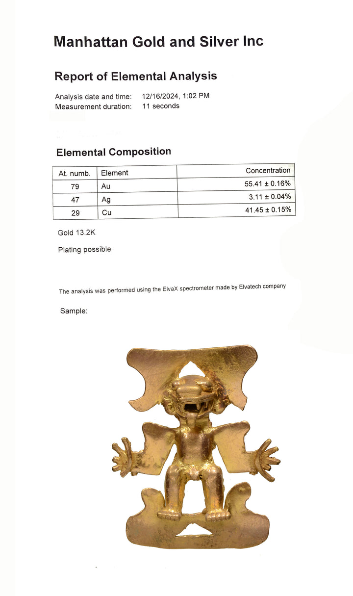 Chiriqui Gold Shaman in Transformation