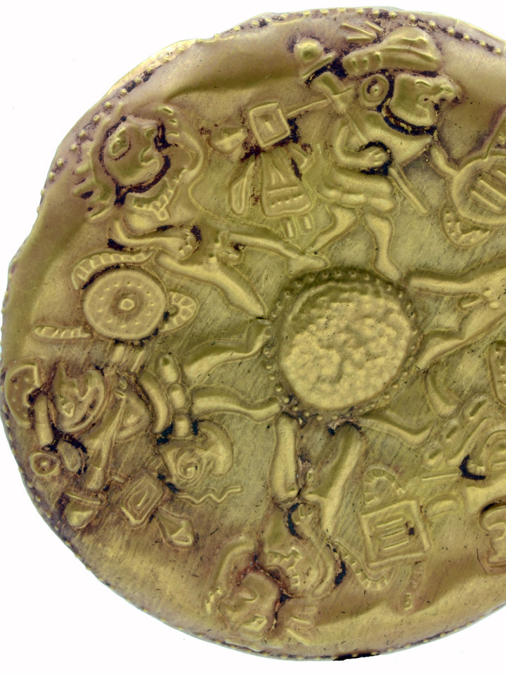 Moche Gold Repousse Disc Ornaments - Art for Eternity