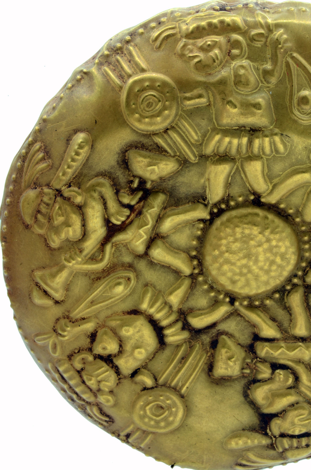 Moche Gold Repousse Disc Ornaments - Art for Eternity